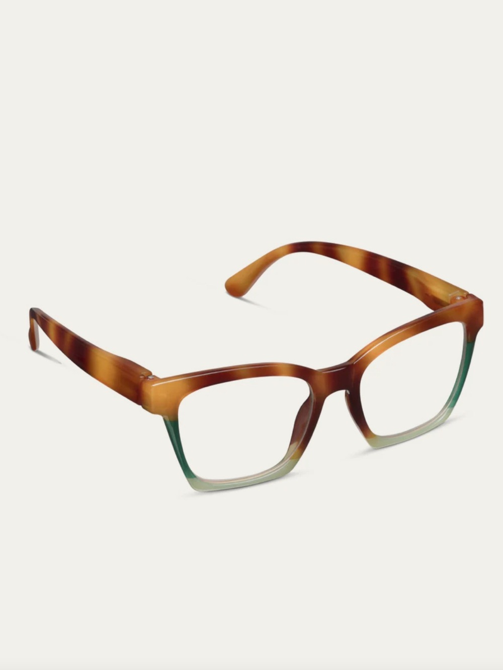 Anthropologie Readers Peepers Birdie Blue Light 1.50 Blonde Tortoise Colorblock